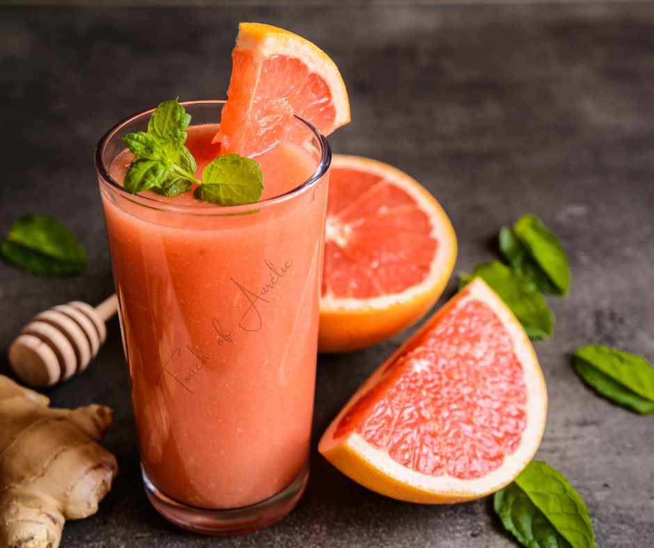 Gingembre et pamplemousse