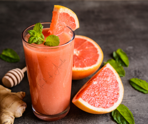 Gingembre et pamplemousse
