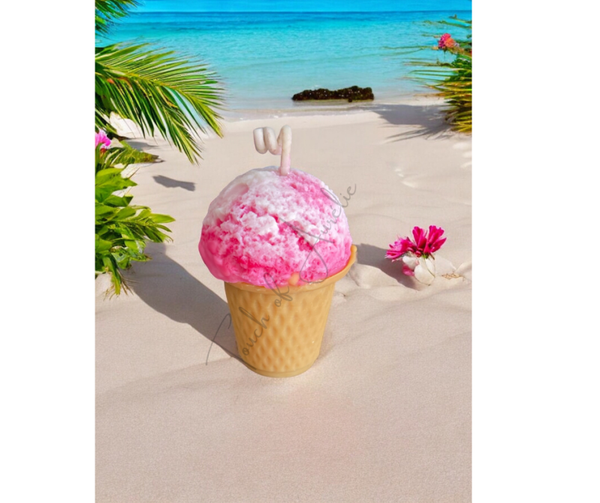 Glace yaourt fraise