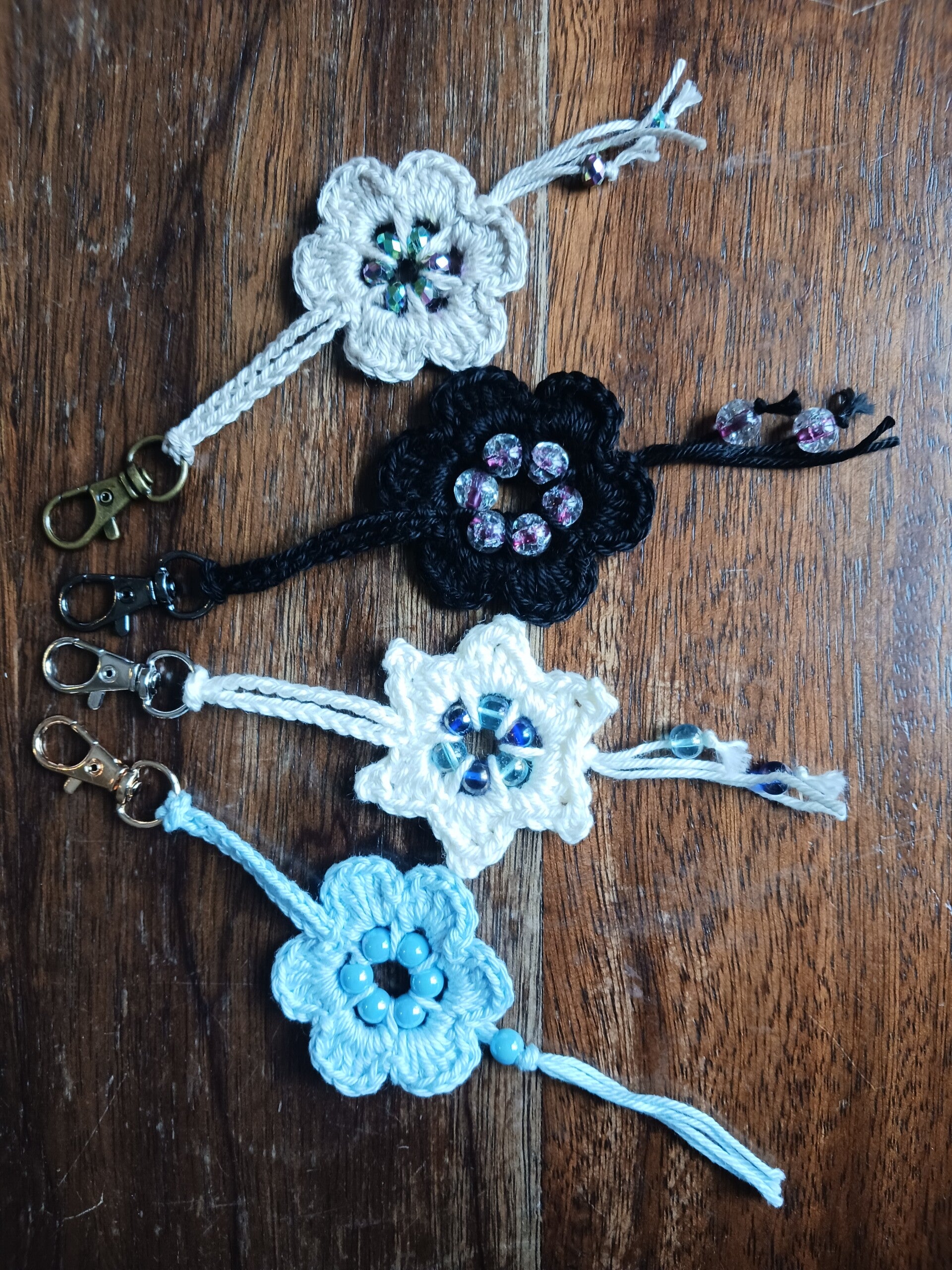 Porte Clefs / Bijoux de sac Fleur