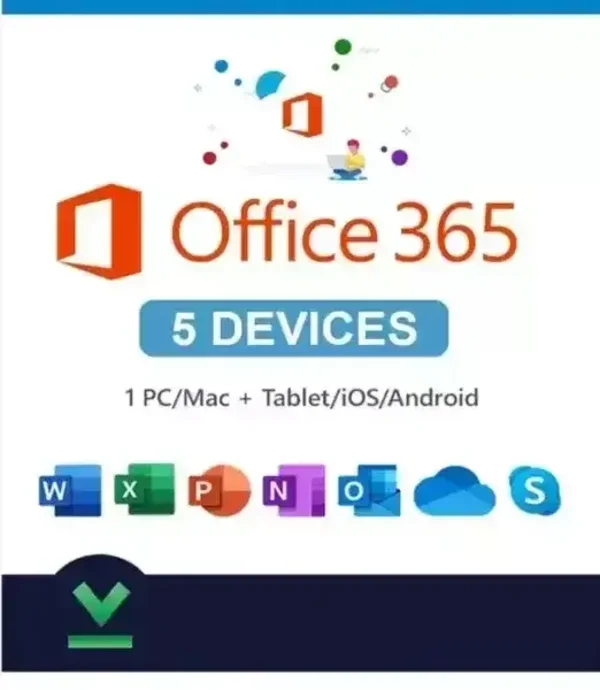 Microsoft Office 365 Pro 5 Devices 100 GB