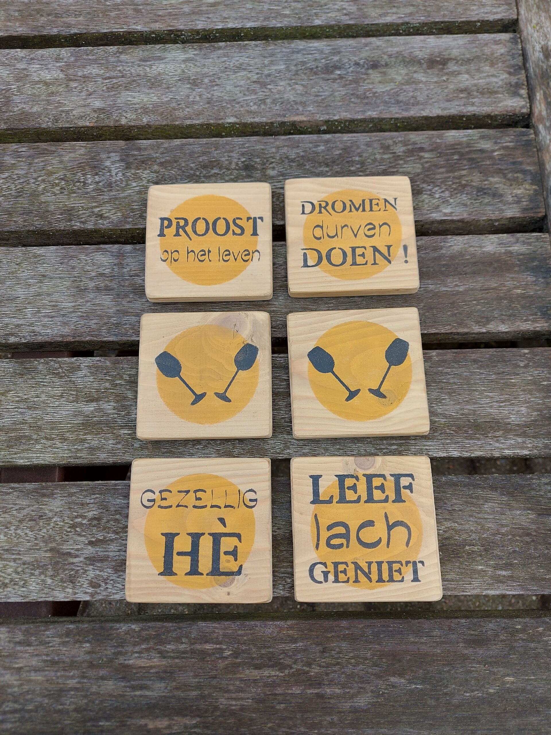 Onderzetters "Proost"