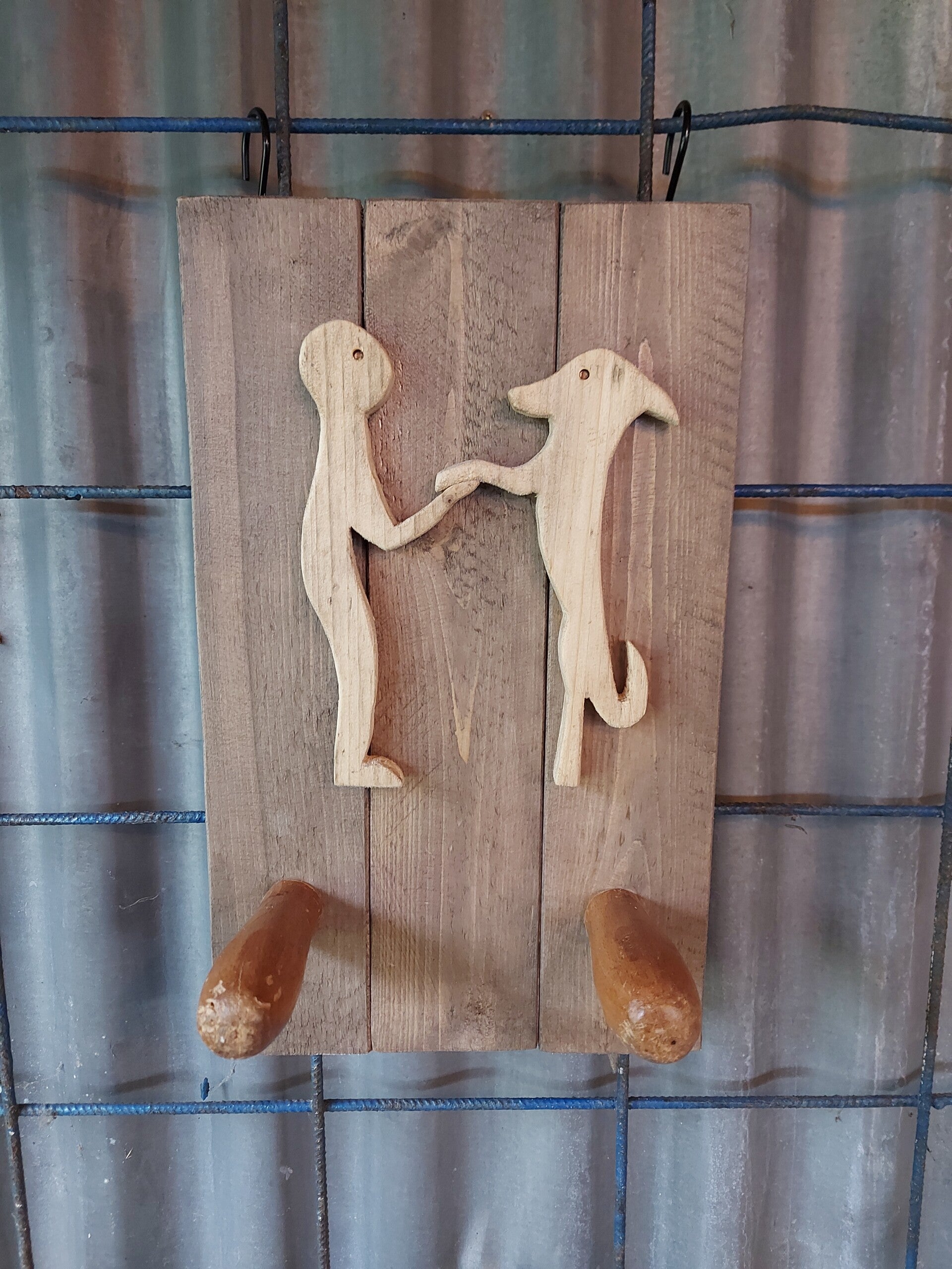 Hondenkapstok "Dansen"