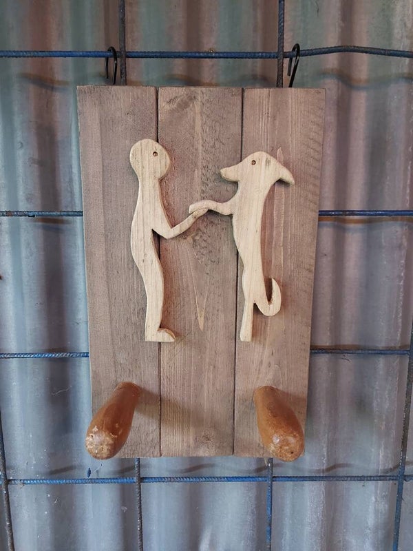 Hondenkapstok "Dansen"