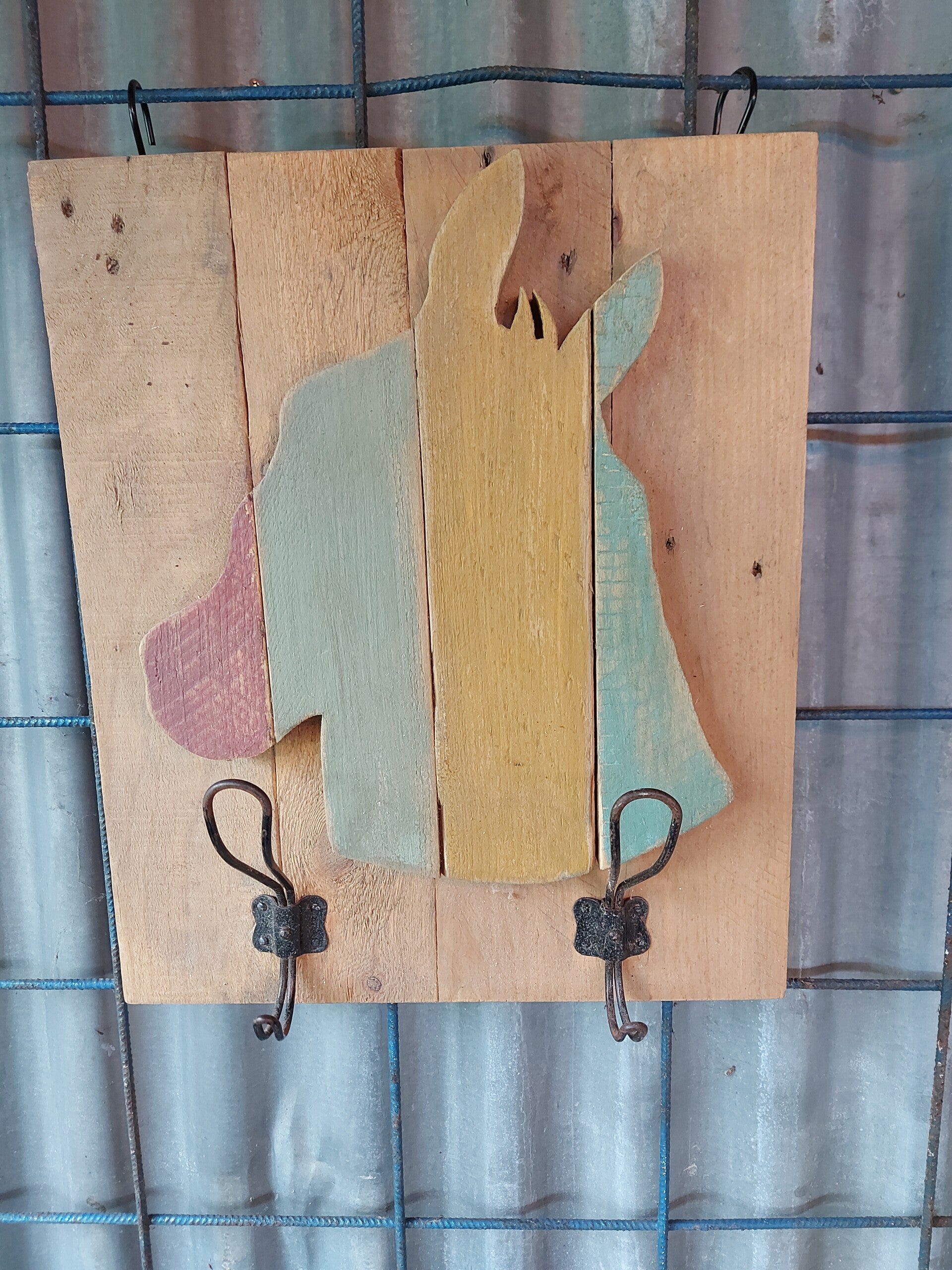 Kapstok "paard gestreept"