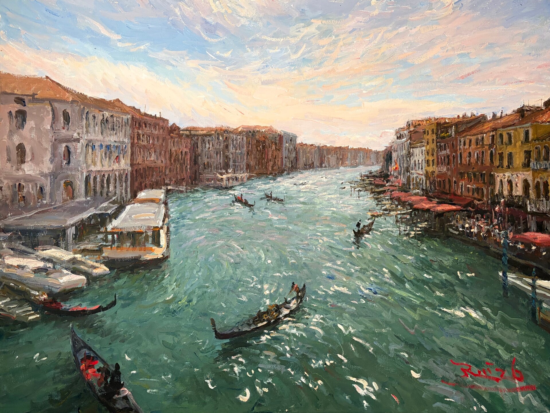 The Grand Canal from Ponte di Rialto