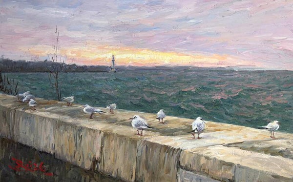 Sunrise on Lake Geneva