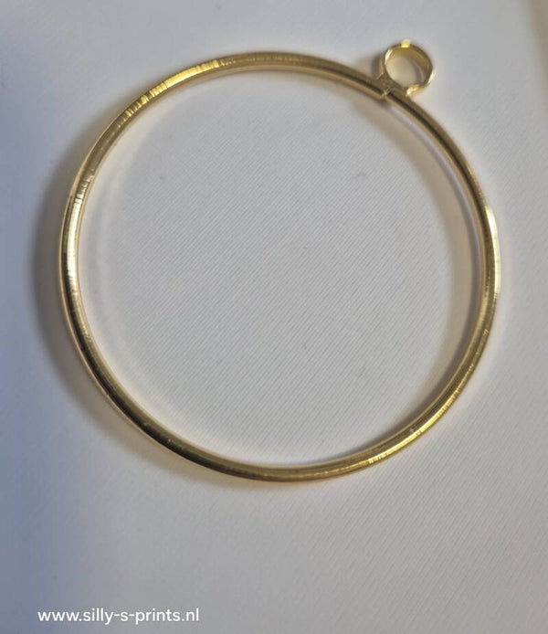 goud kleurig ring