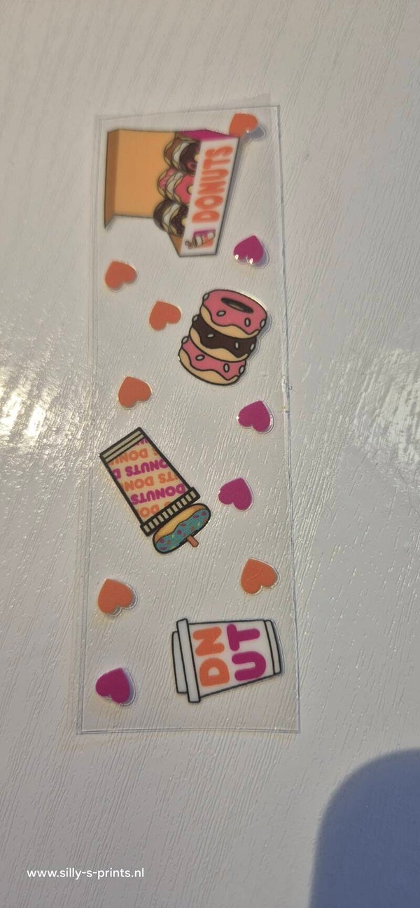 uv dtf  donuts 8 ( penwrap )