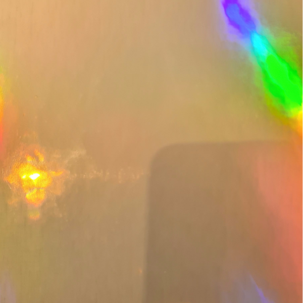 stickervel holografisch