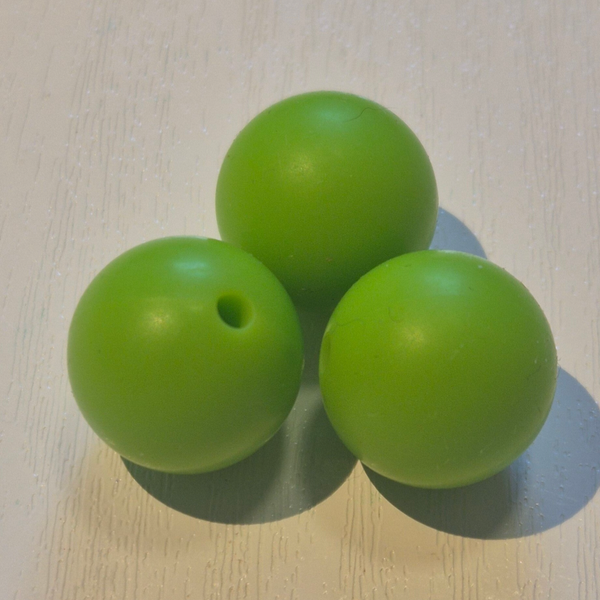 silicone kraal appeltjesgroen