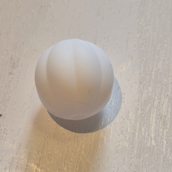 silicone kraal (pompoen) 21
