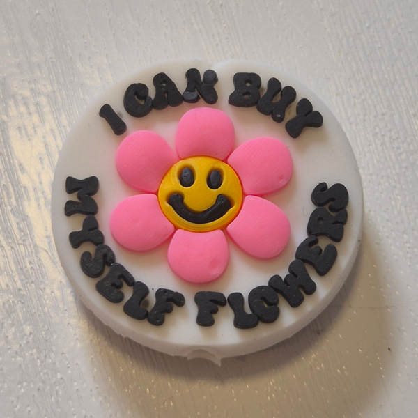 silicone 2d focal i can buy myself flowers