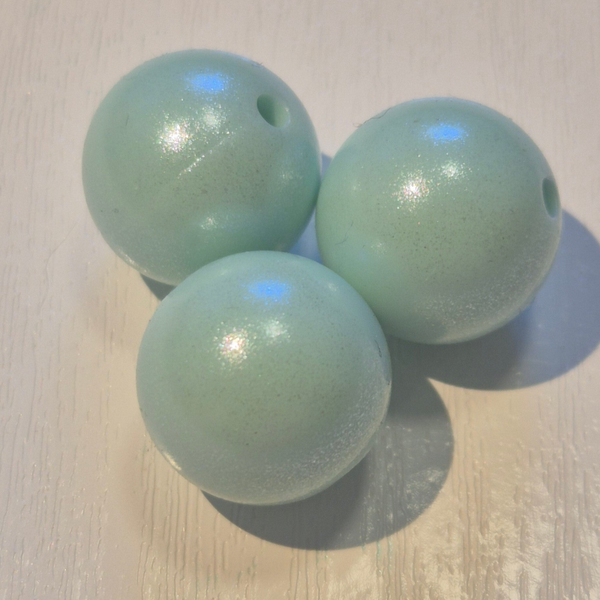 silicone rond kraal (shimmer) 4