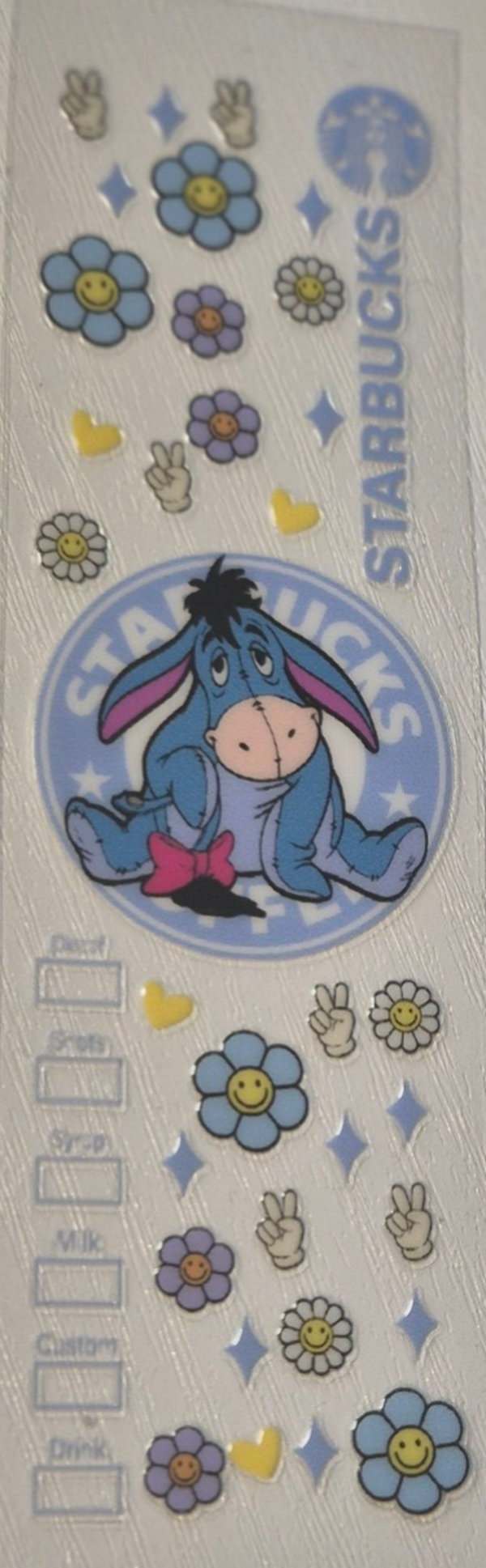 uv dtf  starbucks eeyore 1  ( penwrap )