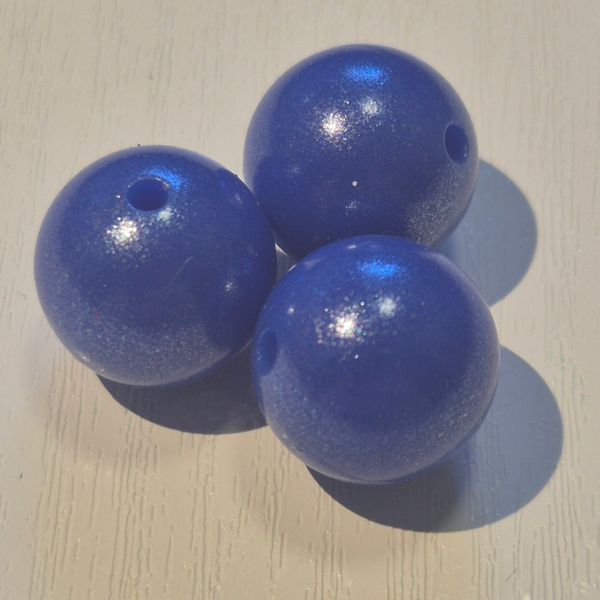 silicone rond kraal (shimmer) 3