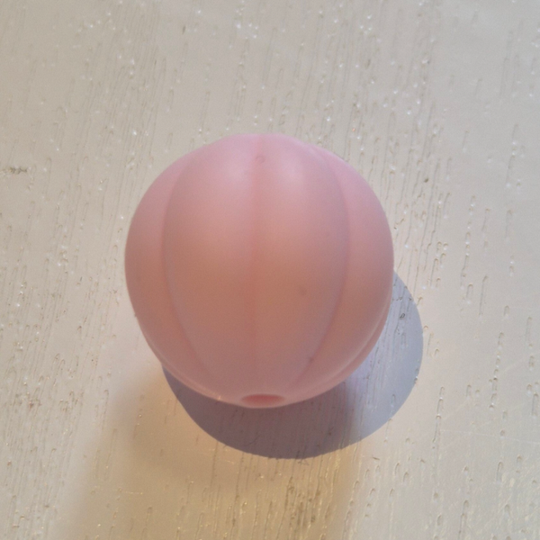 silicone kraal (pompoen) 15