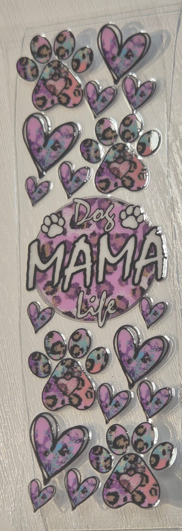 uv dtf  dog mom 1 ( penwrap )