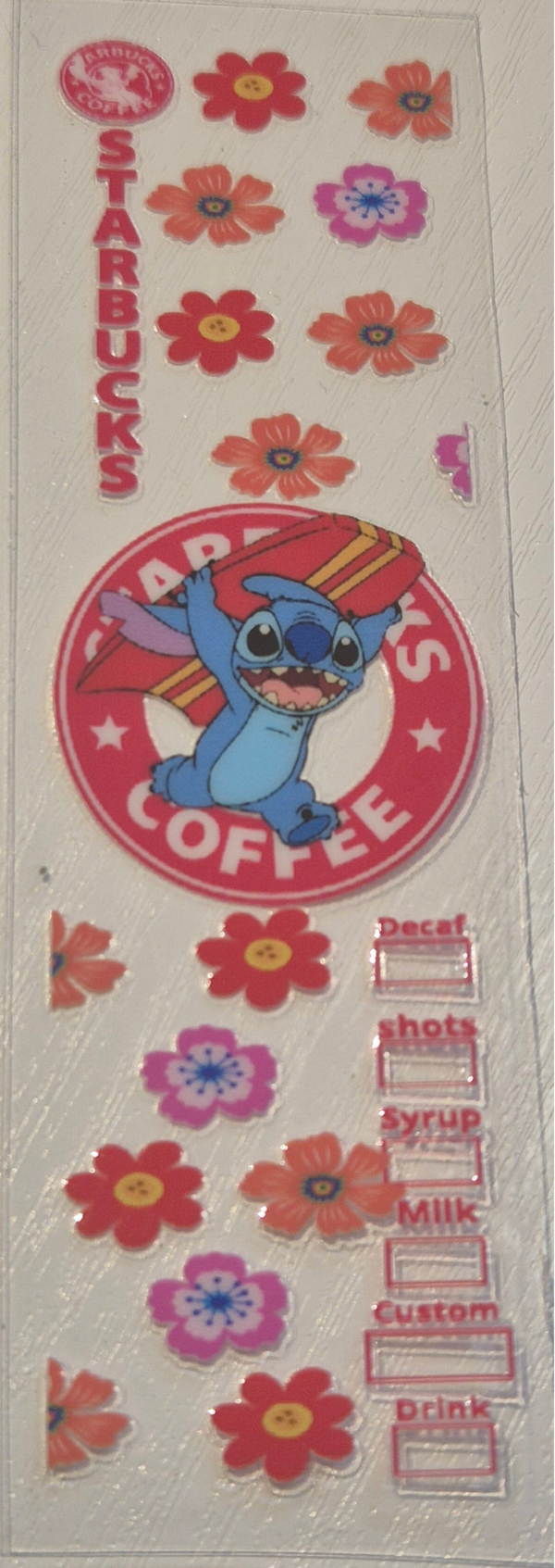 uv dtf  starbucks 8 stitch ( penwrap )