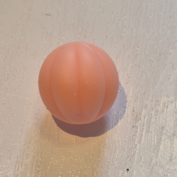 silicone kraal (pompoen) 22