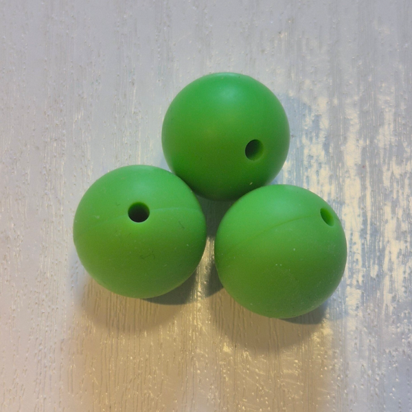 silicone kraal groen