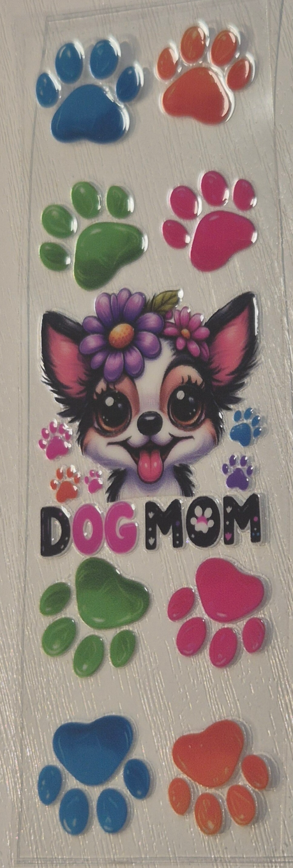 uv dtf  dog mom 2  ( penwrap )