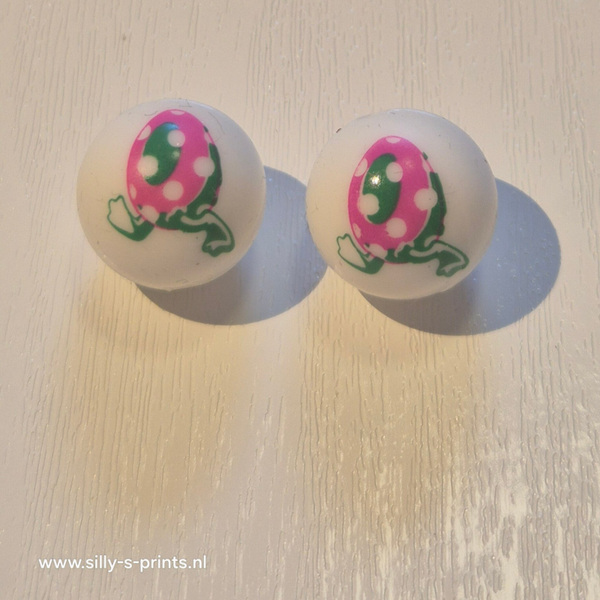 silicone rond kraal (Pasen) 3