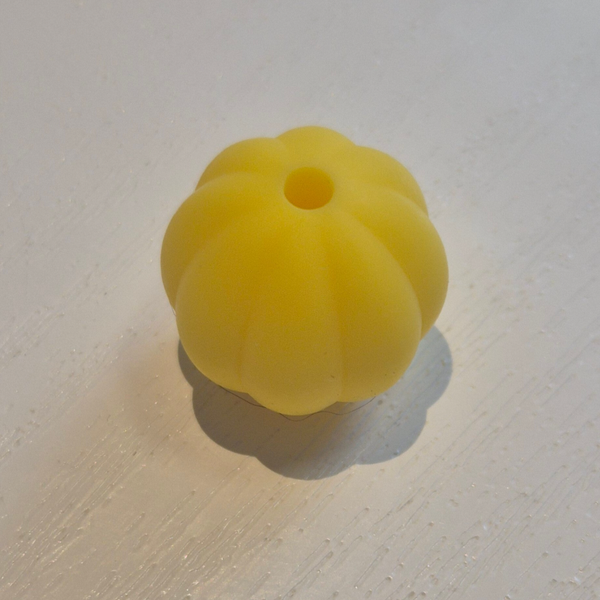 silicone kraal (pompoen) 19