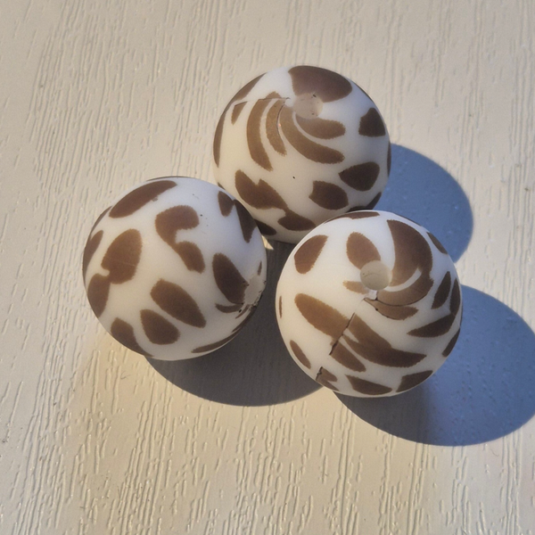 silicone ronde kraal (dieren) 7