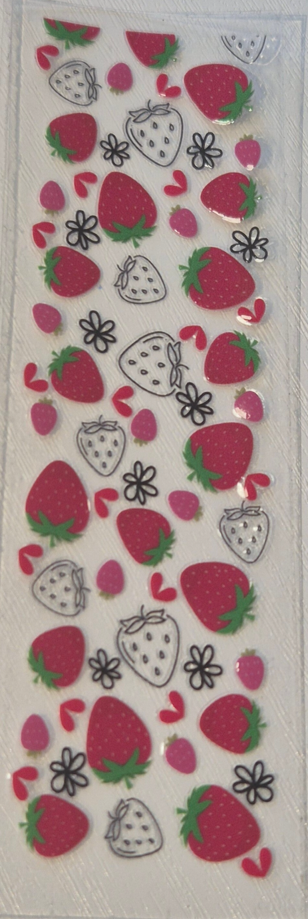 uv dtf strawberry 1  ( penwrap )