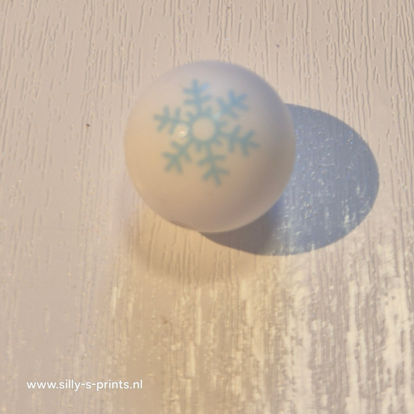silicone rond kraal (kerst) 18