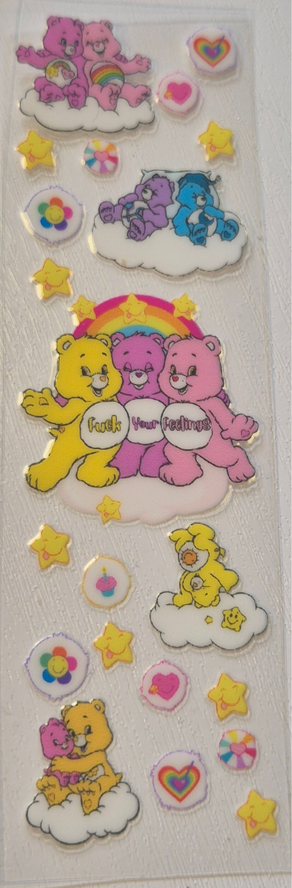 uv dtf  swearbears 2  ( penwrap )