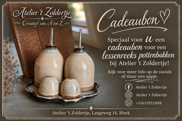 Cadeaubon Van modder tot mok