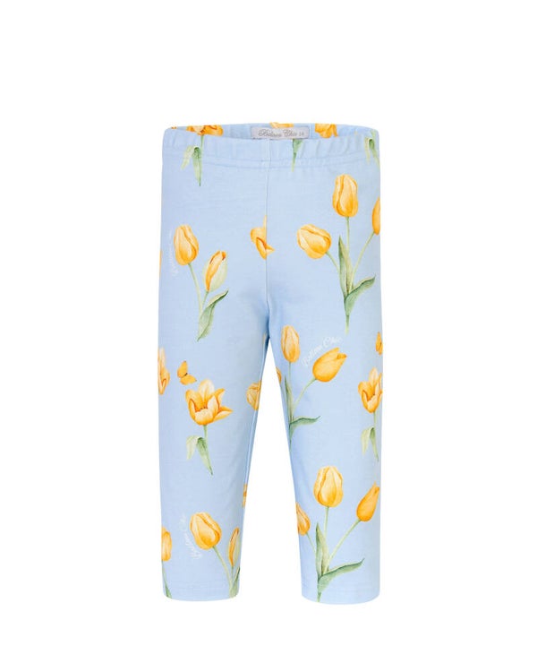 Legging tulp blauw
