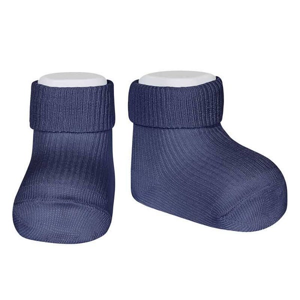Rib sokje donkerblauw
