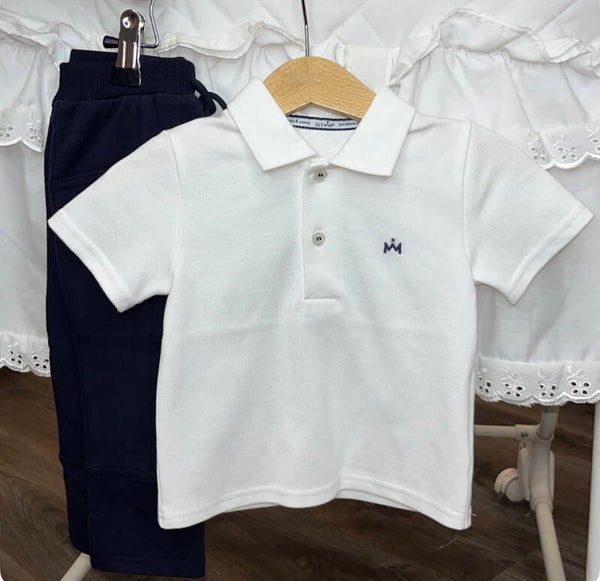 Gymp zomer ‘25 Leuk lang broekje met polo shirt erop