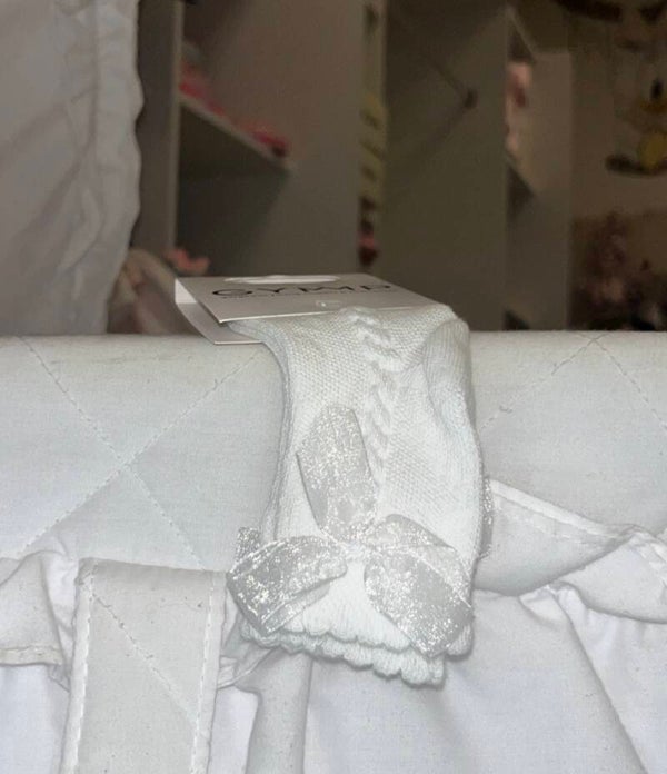 Gymp sokje off white