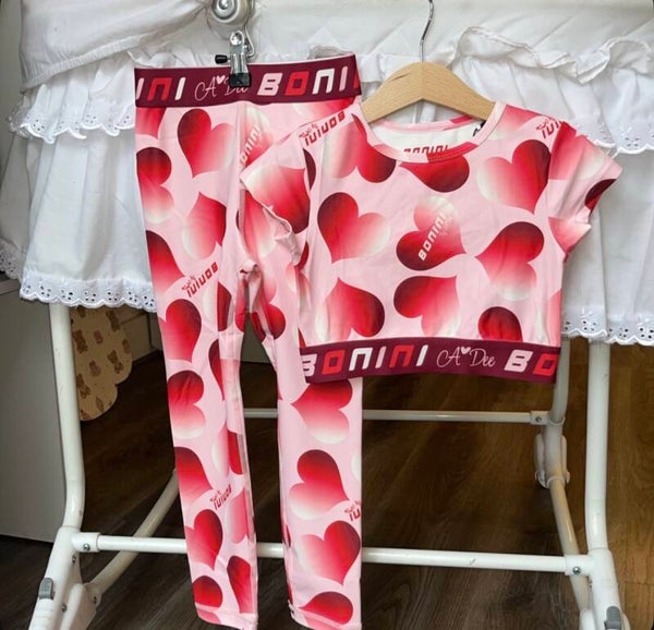 Bonini hartjes set roze
