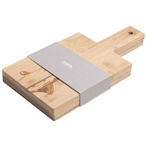 Serveerplanken Bamboe Sardientje 27x1 - set 2 stuks