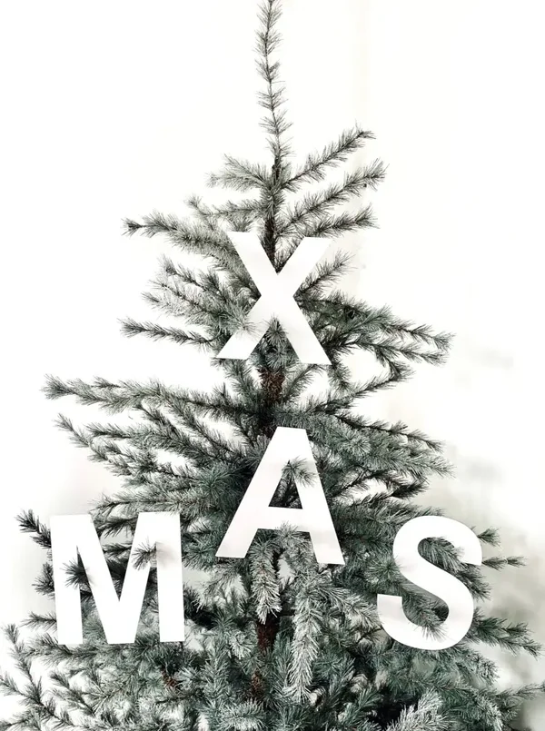 XMAS letter set Beige 20 cm