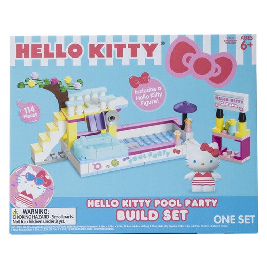 Hello Kitty® Build Set & Figure Pool Party Learning Made Fun With