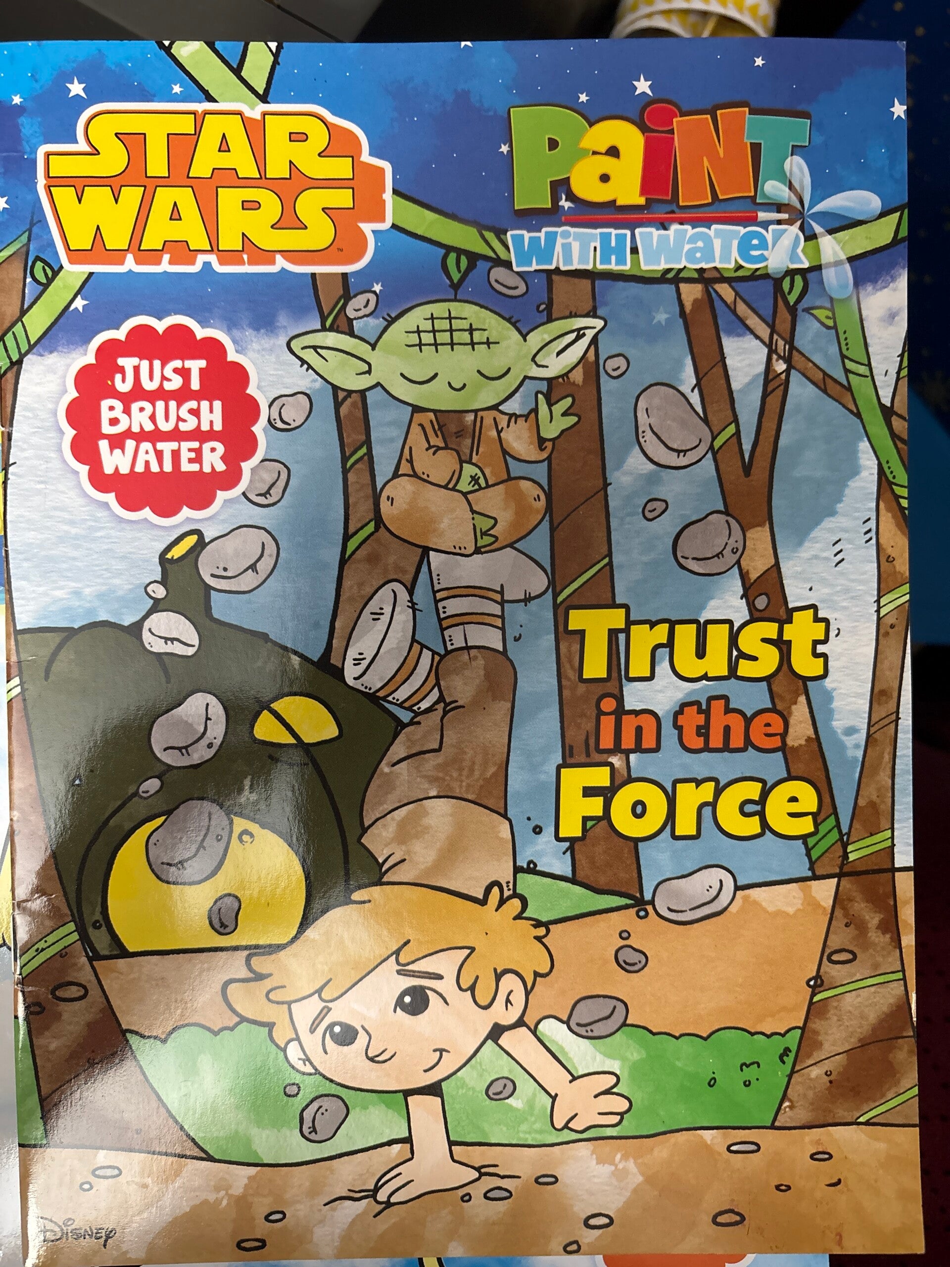 Star Wars Paint with Water color books