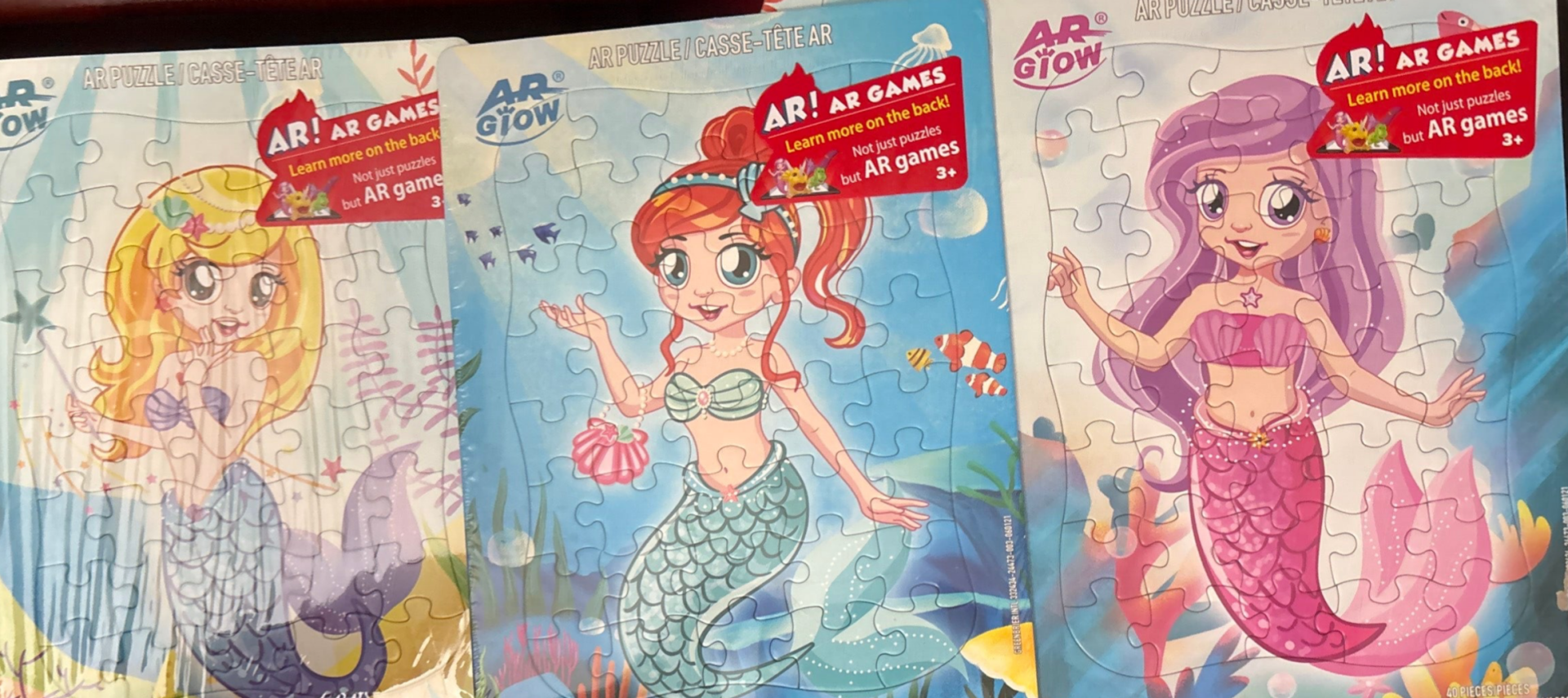 Mermaid - cardboard frame jigsaw puzzle