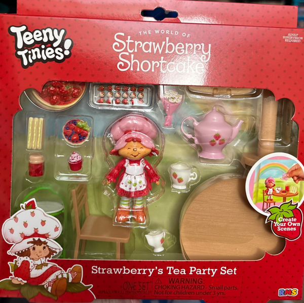 Teeny Tinies - Strawberry Shortcake Strawberry’s Tea Party  (for Barbie sized dolls)