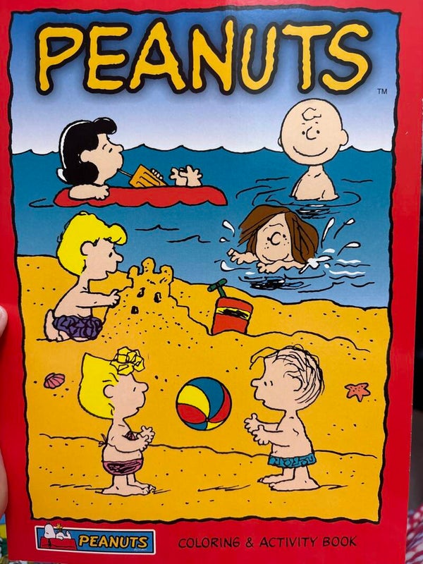 Peanuts Coloring Activity Book - Beach