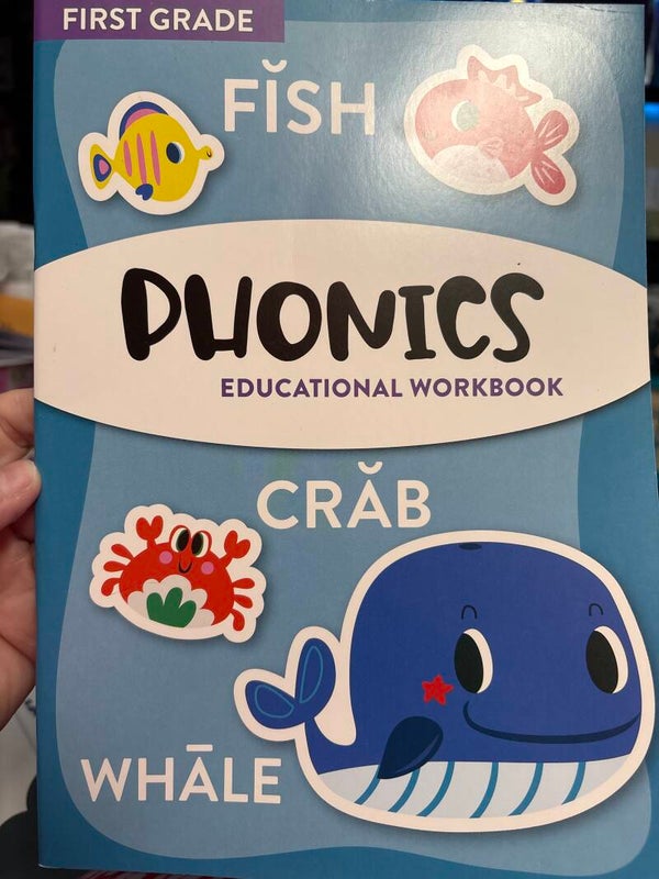 Phonics Educational Workbook  (Grade 1)