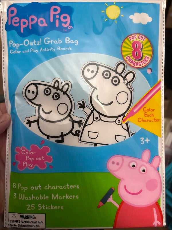 Peppa Pig Pop Outz Grab Bag activity kit