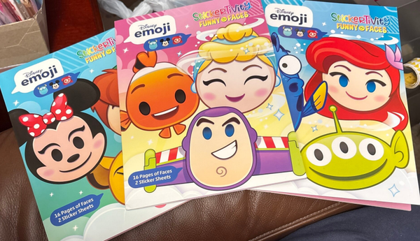 Disney Emoji Funny Faces Stickertivity Book