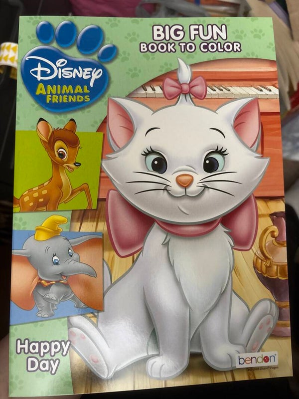 Disney Coloring Activity book - Happy Day