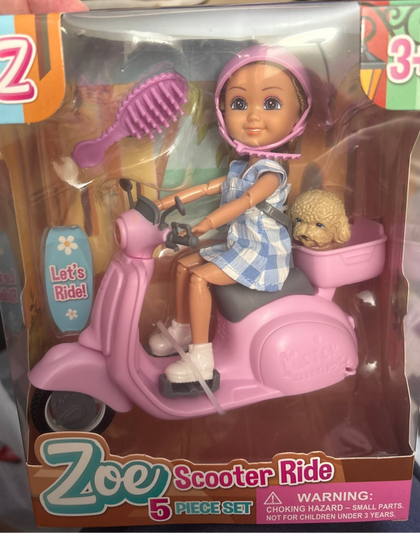 Scooter Ride Adventure Doll (Zoe - light skin)